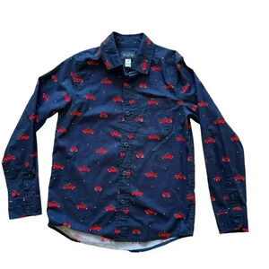 The Children’s Place Christmas Truck Shirt Long Sleeves SZ M(8/10) #2224